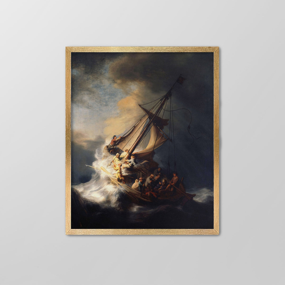 Storm on the Sea Canvas Print