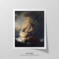 Storm on the Sea Canvas Print