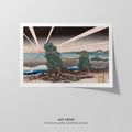 Dawn at Futamigaura Canvas Print