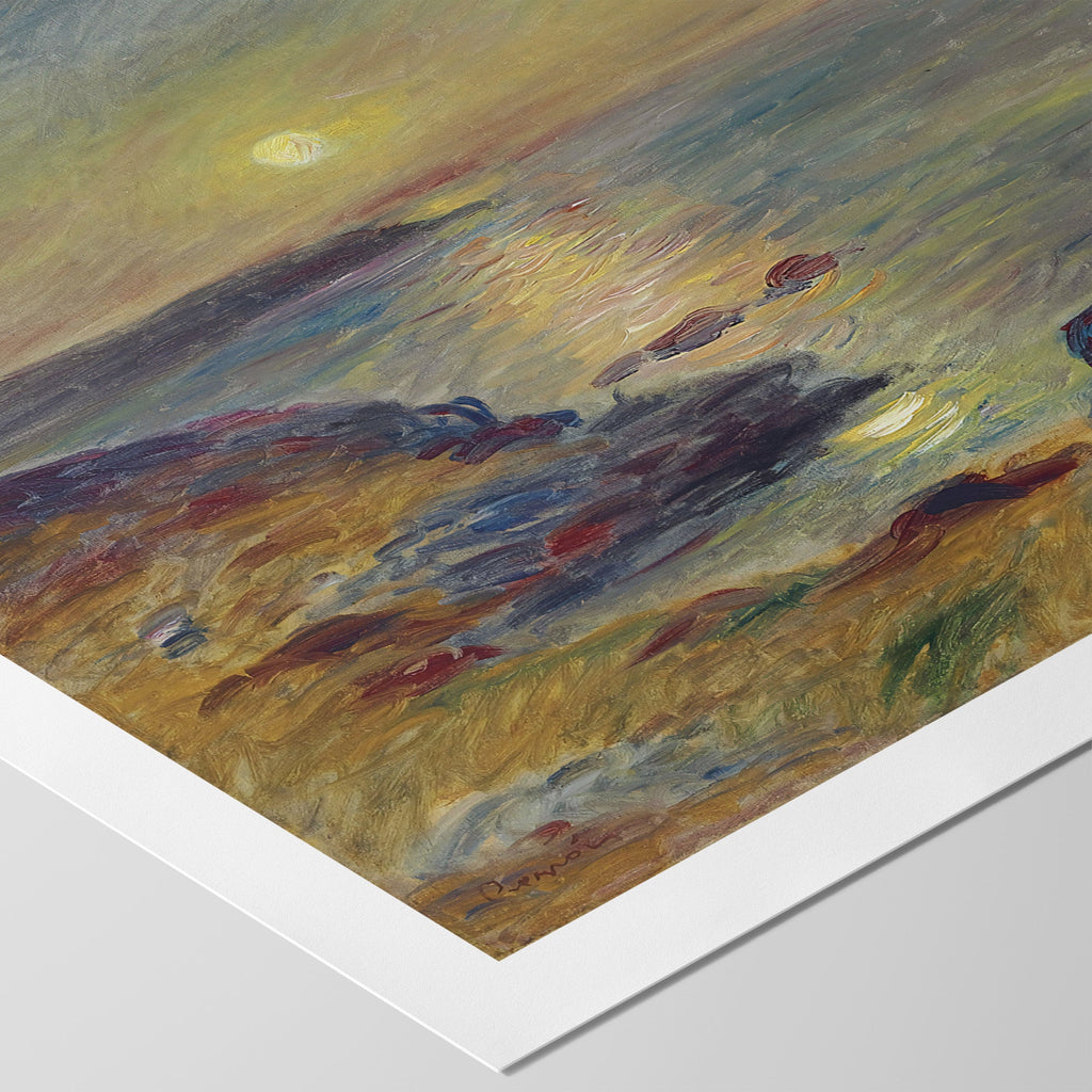 Sunset at Douarnenez Canvas Print
