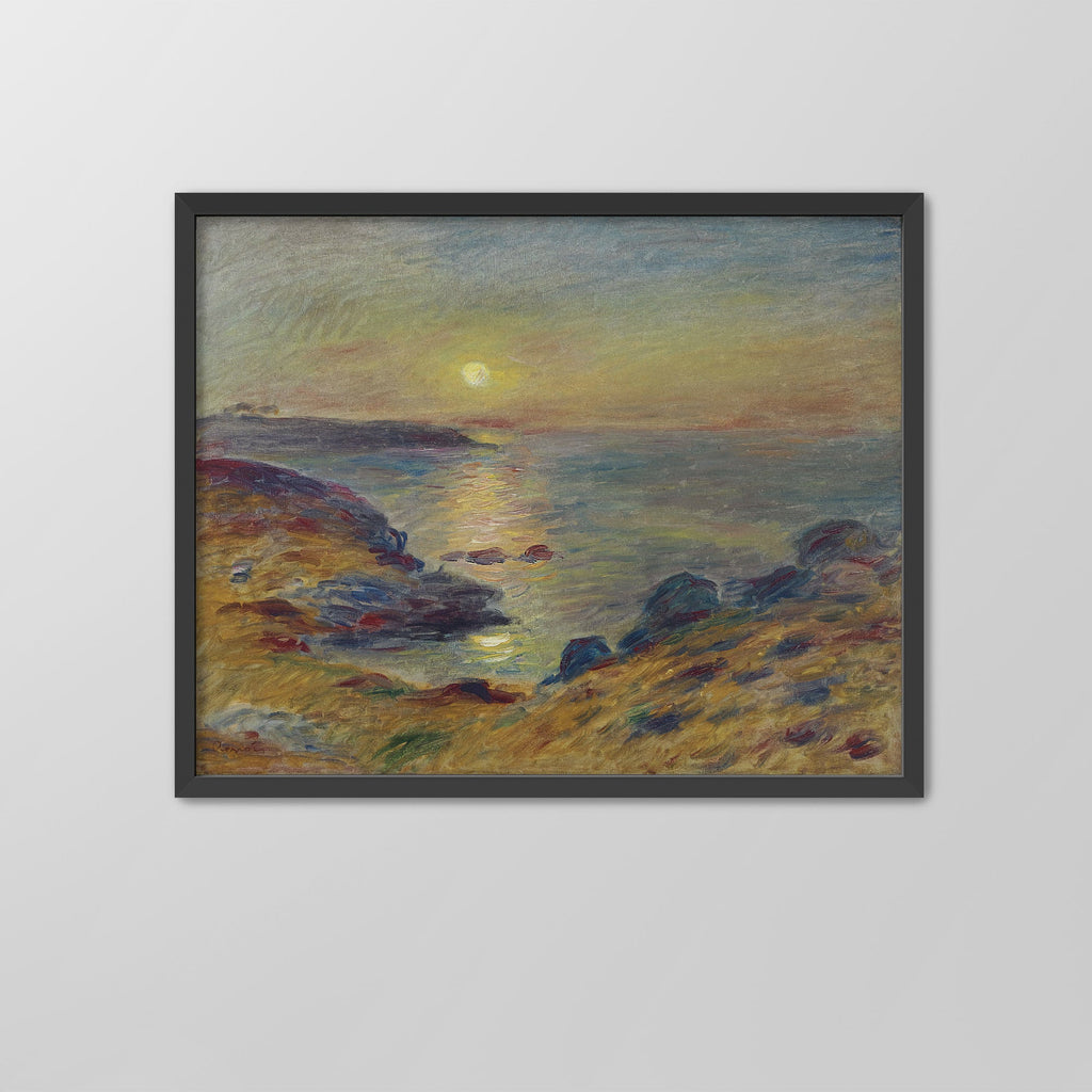 Sunset at Douarnenez Canvas Print
