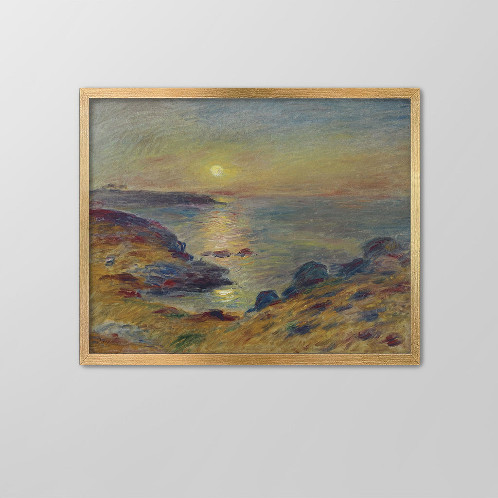 Sunset at Douarnenez Canvas Print