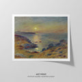 Sunset at Douarnenez Canvas Print