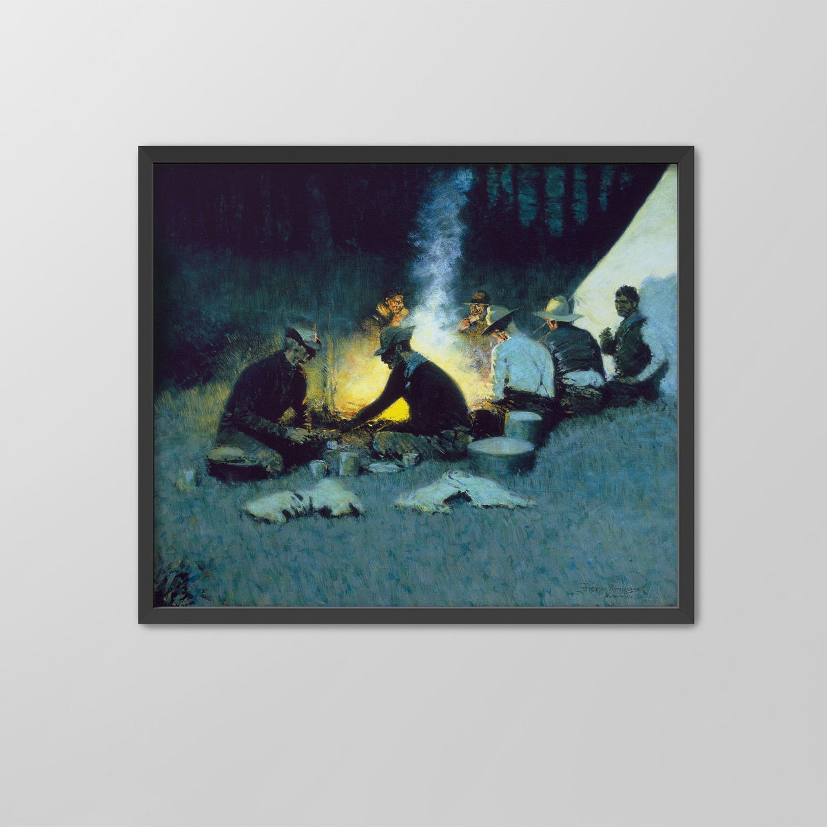 Hunter's Supper Canvas Print