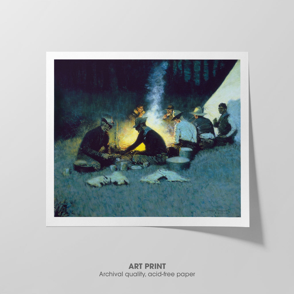Hunter's Supper Canvas Print