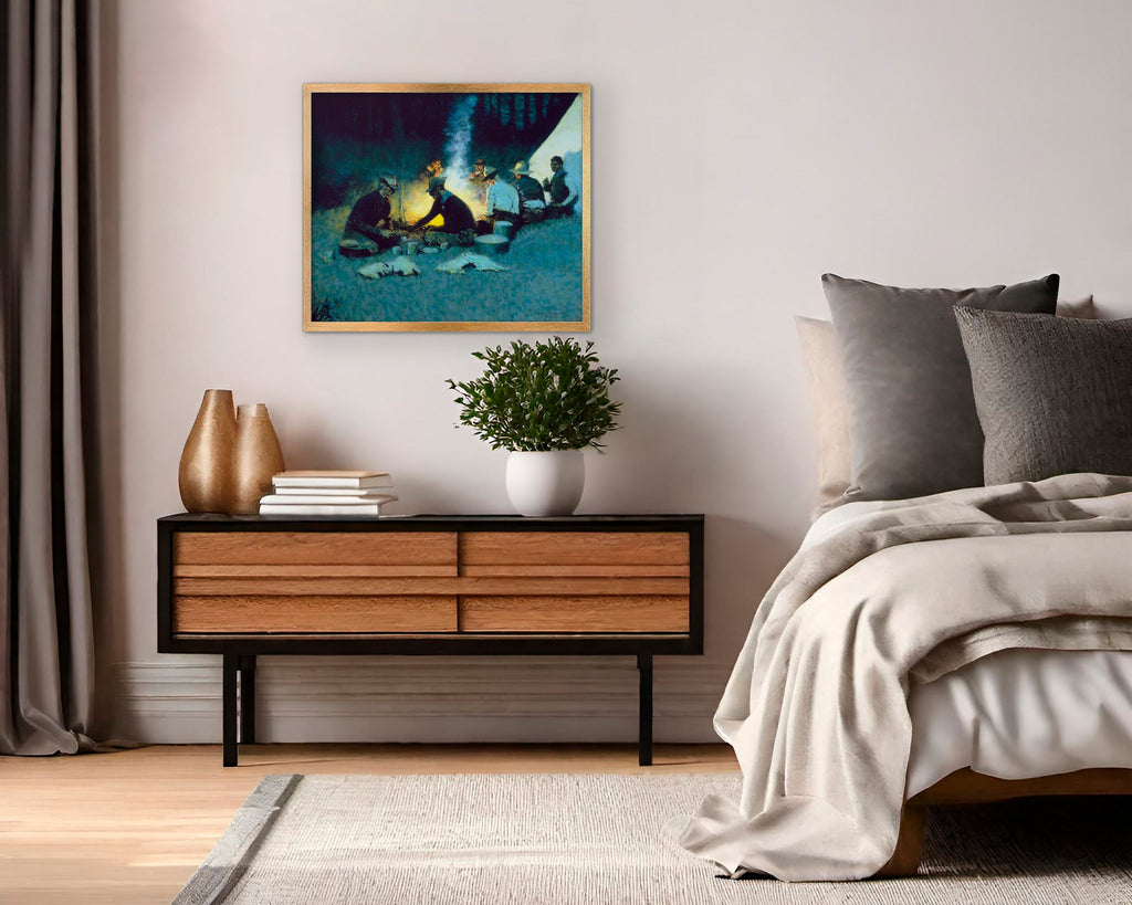 Hunter's Supper Canvas Print