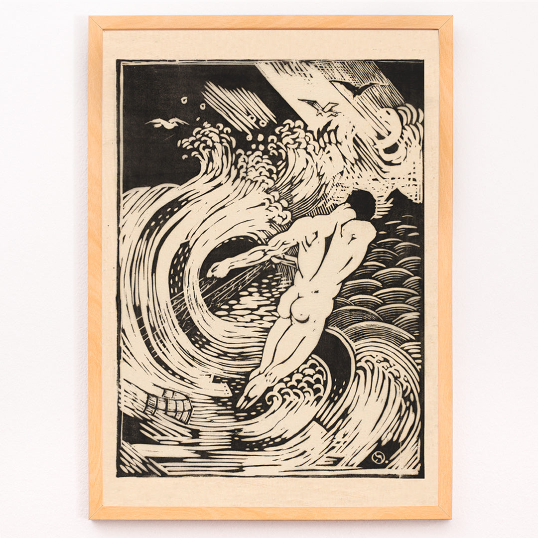 Le pêcheur Canvas Print