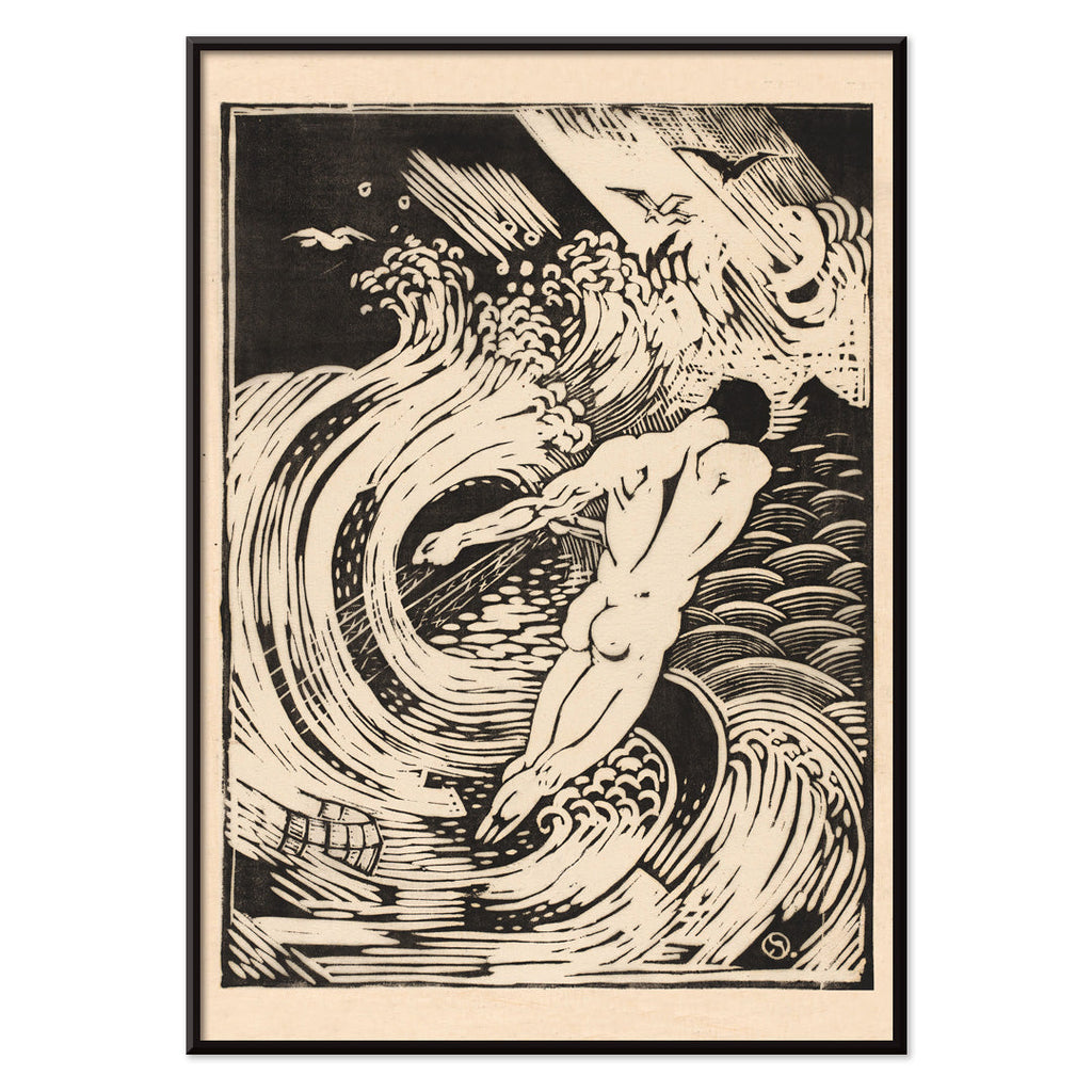 Le pêcheur Canvas Print