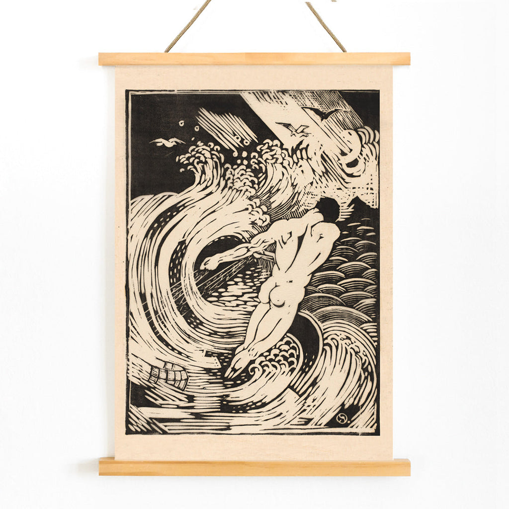 Le pêcheur Canvas Print