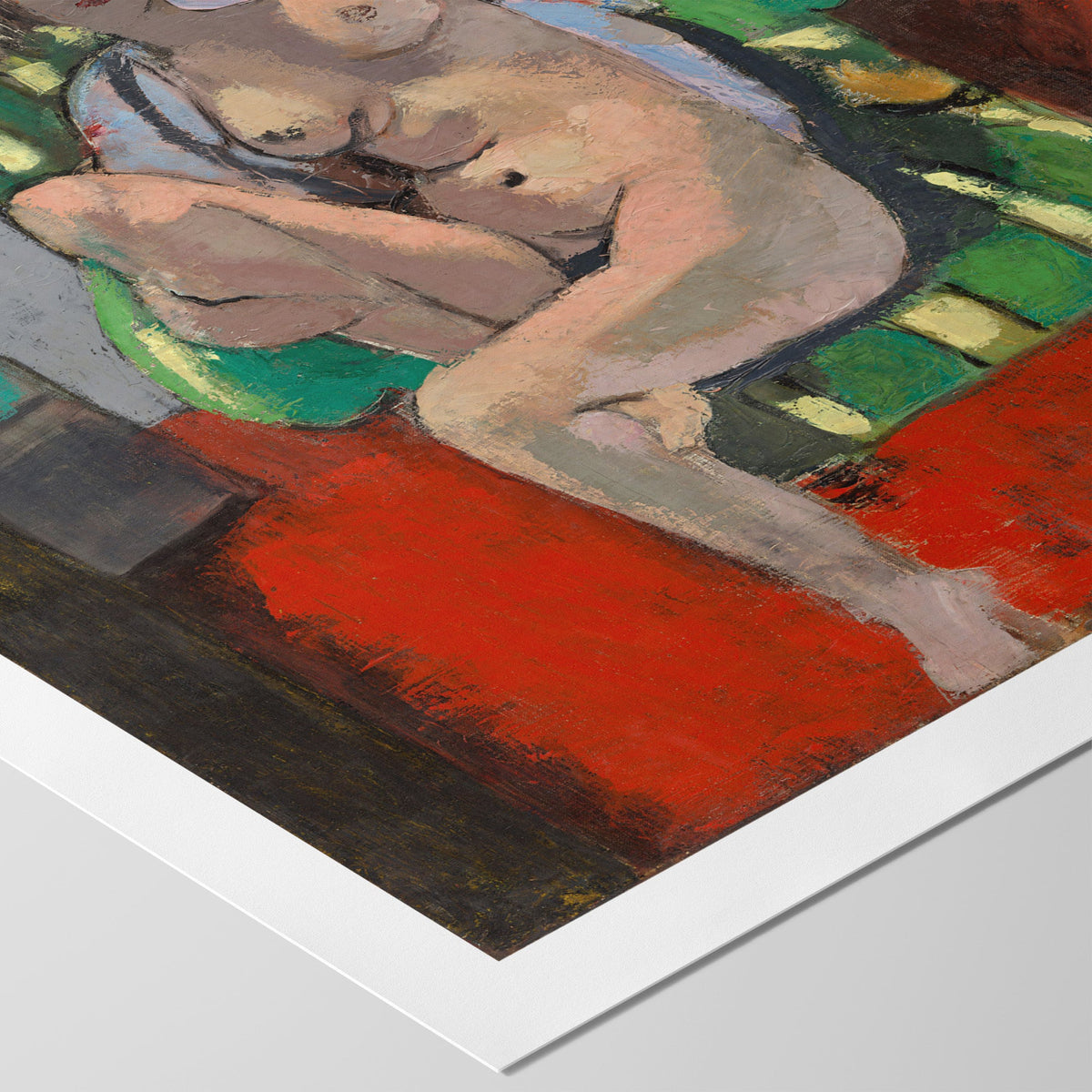 Odalisque with a Tambourine Canvas Print