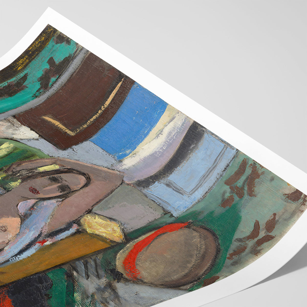 Odalisque with a Tambourine Canvas Print