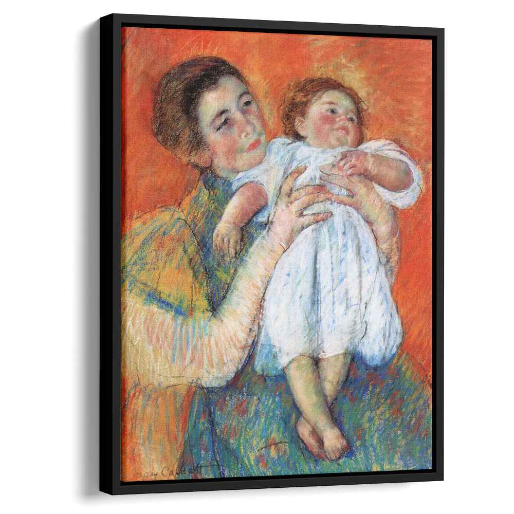 The Barefoot Childby Mary Cassatt Canvas Print
