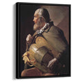 The Blind Hurdy Gurdy Player 1630 by Georges de la Tour by Georges de la Tour - Oil Painting canvas print