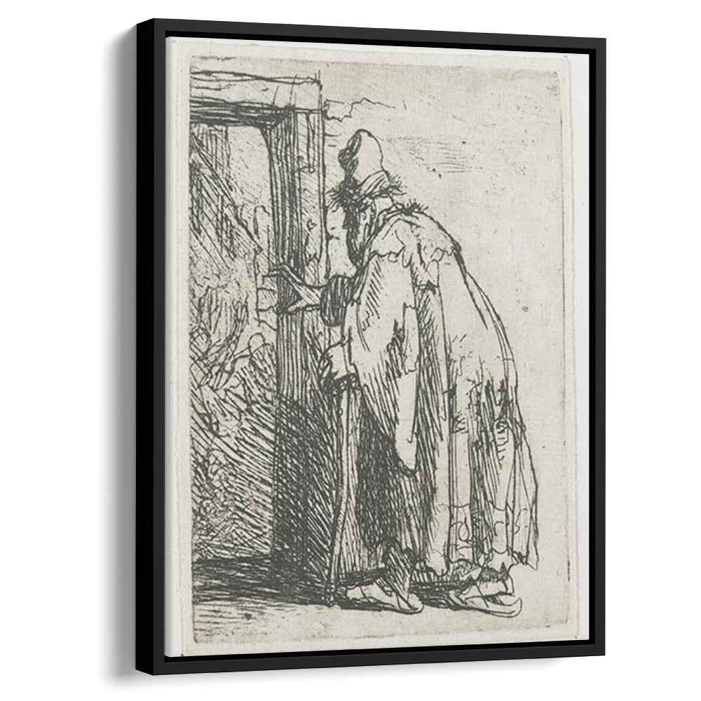 The blindness of Tobit 1629 by Rembrandt by Rembrandt - Baroque canvas print