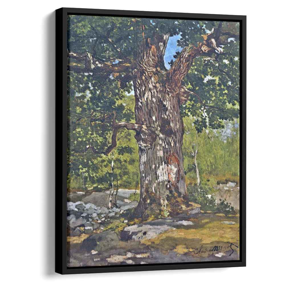 The Bodmer Oak 1865 by Claude Monet by Claude Monet - Impressionist canvas print