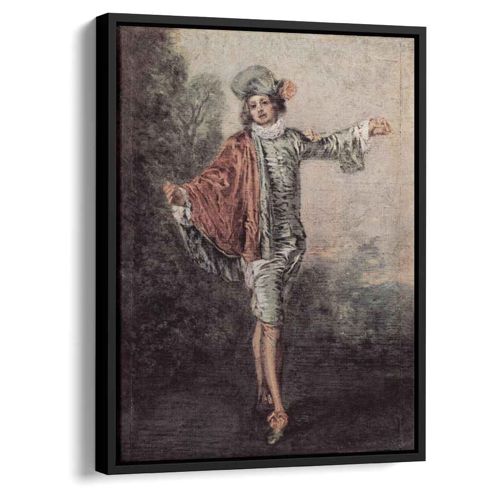 The Casual Lover 1716 by Antoine Watteau by Antoine Watteau - Oil Painting canvas print