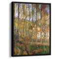 The Cote des Boeufs at l'Hermitage, near Pontoise by Camille Pissarro by Camille Pissarro - Impressionist canvas print