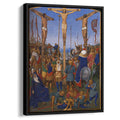 The Crucifixion 1460 by Jean Fouquet by Jean Fouquet - Oil Painting canvas print