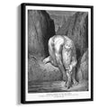 The Giant Antaeus 1868 by Gustave Dore by Gustave Dore - Oil Painting canvas print