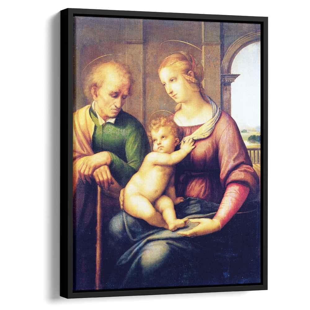 The Holy Family 1506 by Raphael by Raphael - Renaissance canvas print
