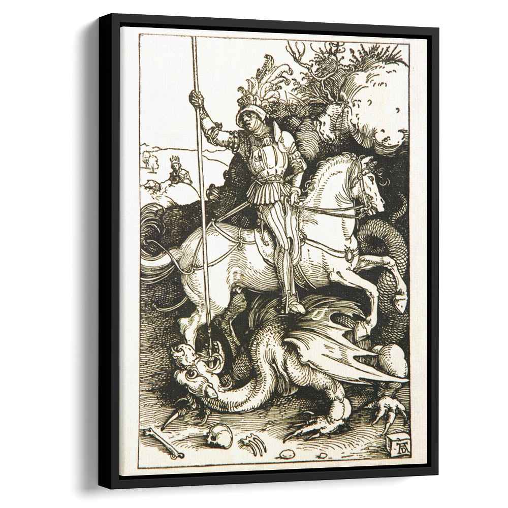 St. George and the Dragonby Albrecht Durer Canvas Print