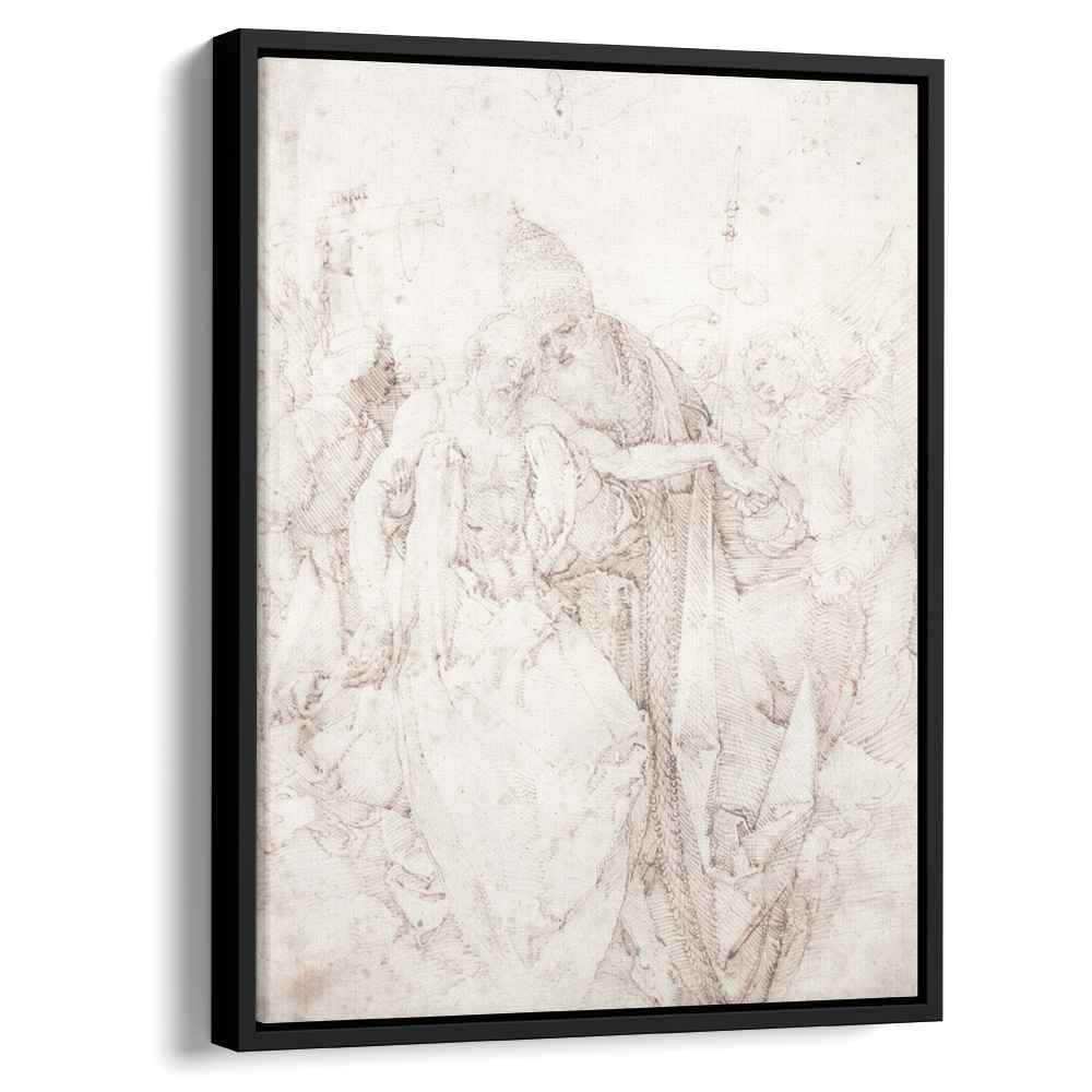 The Holy Trinityby Albrecht Durer Canvas Print