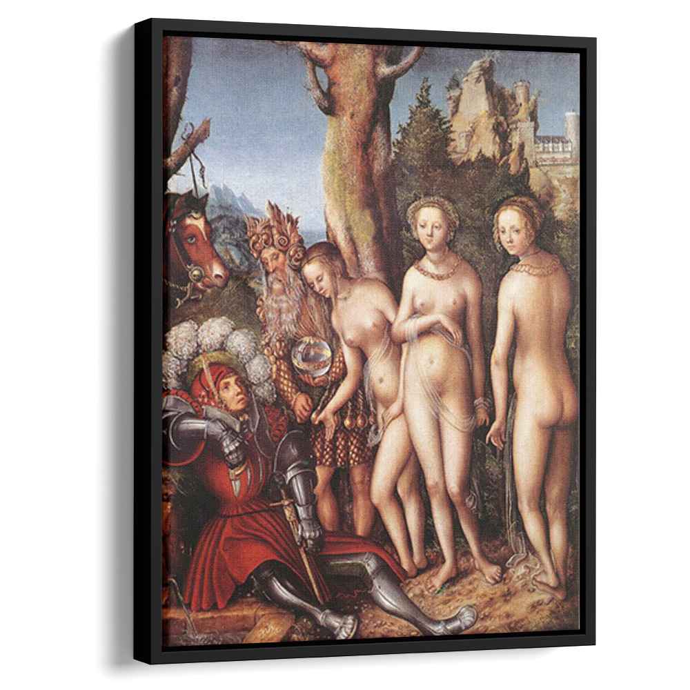 The Judgment of Paris 1514 by Lucas Cranach the Elder by Lucas Cranach the Elder - Renaissance canvas print