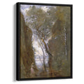 The Lac de Nemiby Camille Corot Canvas Print