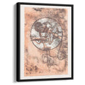The loverby Paul Klee Canvas Print