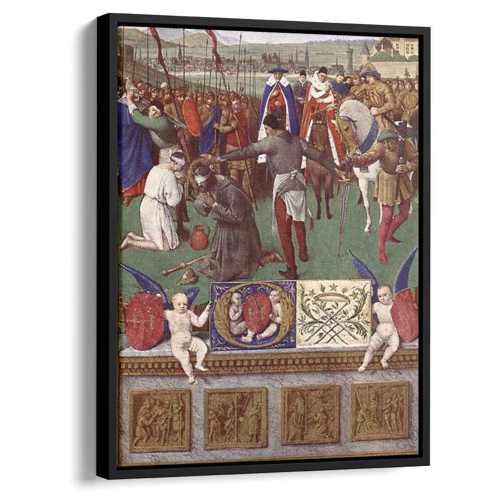 The Martyrdom of St. James the Great 1445 by Jean Fouquet by Jean Fouquet - Oil Painting canvas print