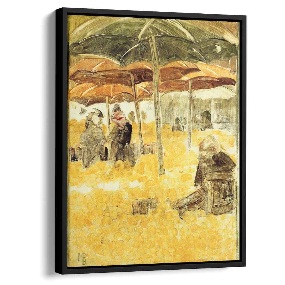 The Orange Marketby Maurice Prendergast Canvas Print