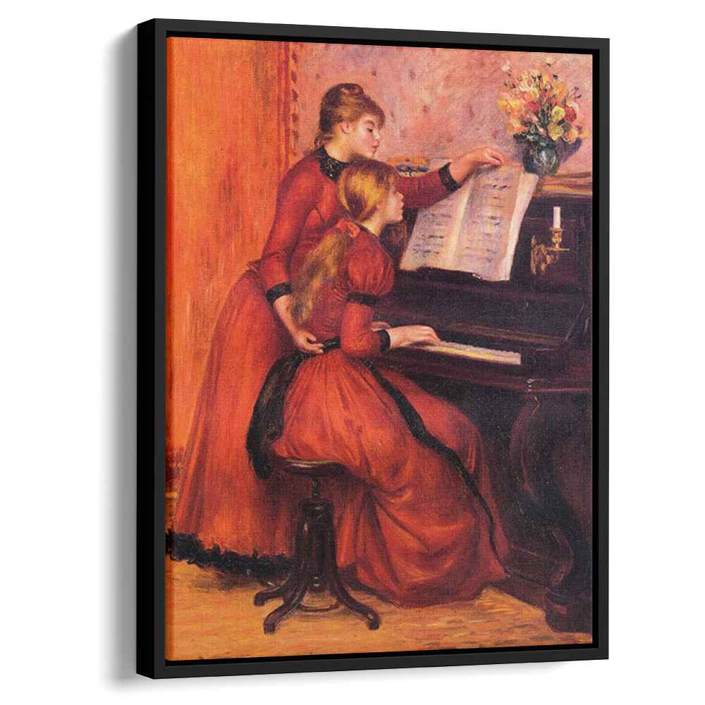 The Piano Lessonby Pierre-Auguste Renoir Canvas Print