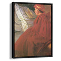 The Red Capeby Alphonse Mucha Canvas Print