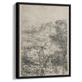 The Shepards in the Woods 1644 by Rembrandt by Rembrandt - Baroque canvas print