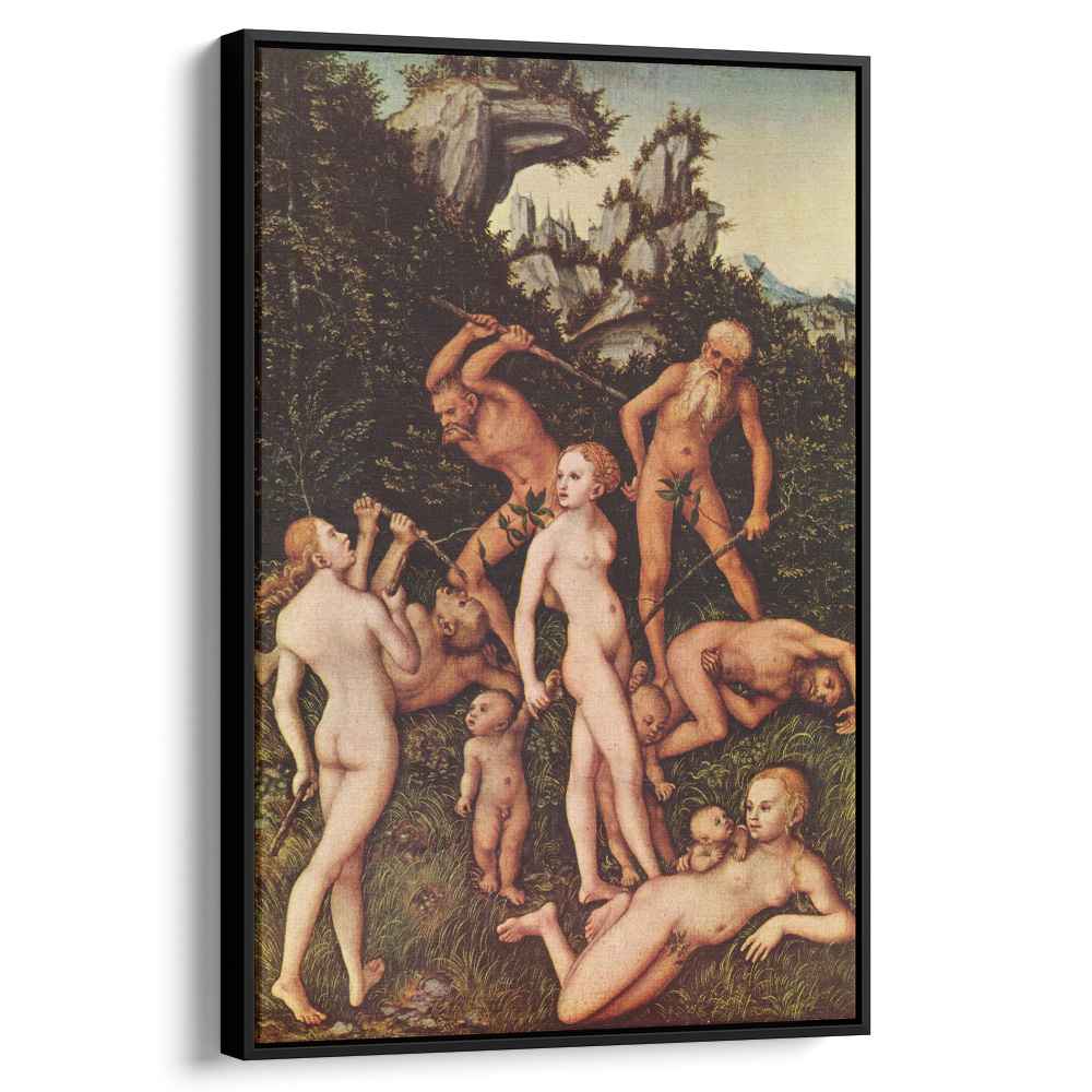 The Silver Ageby Lucas Cranach the Elder Canvas Print