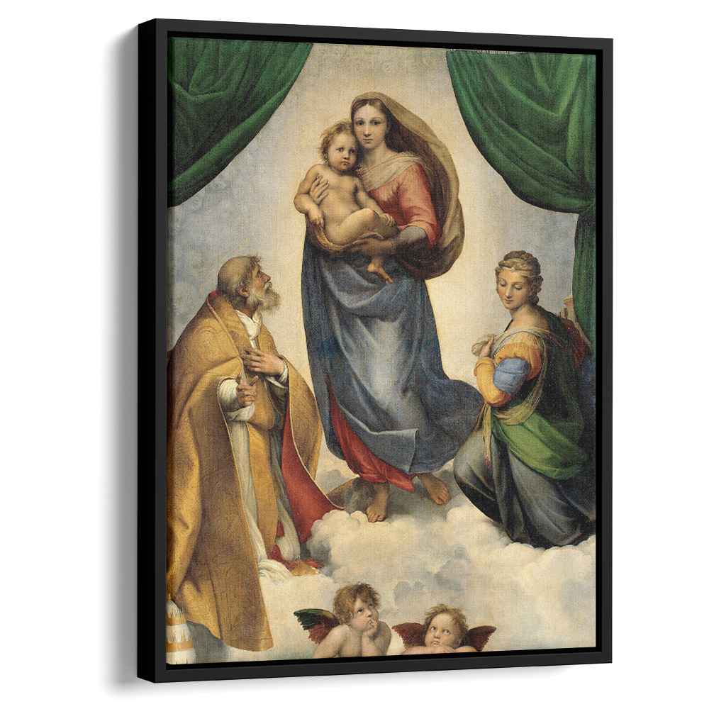The Sistine Madonna 1513 by Raphael by Raphael - Renaissance canvas print