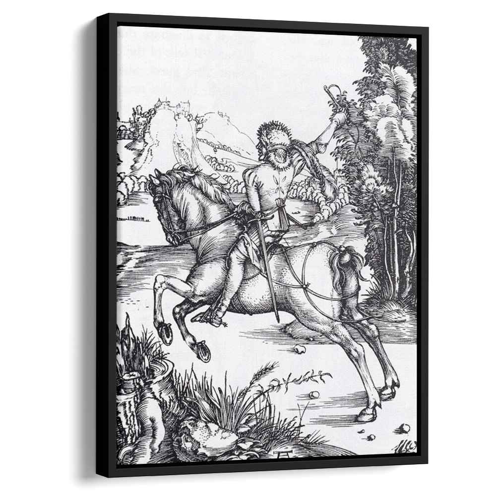 The Small Courierby Albrecht Durer Canvas Print