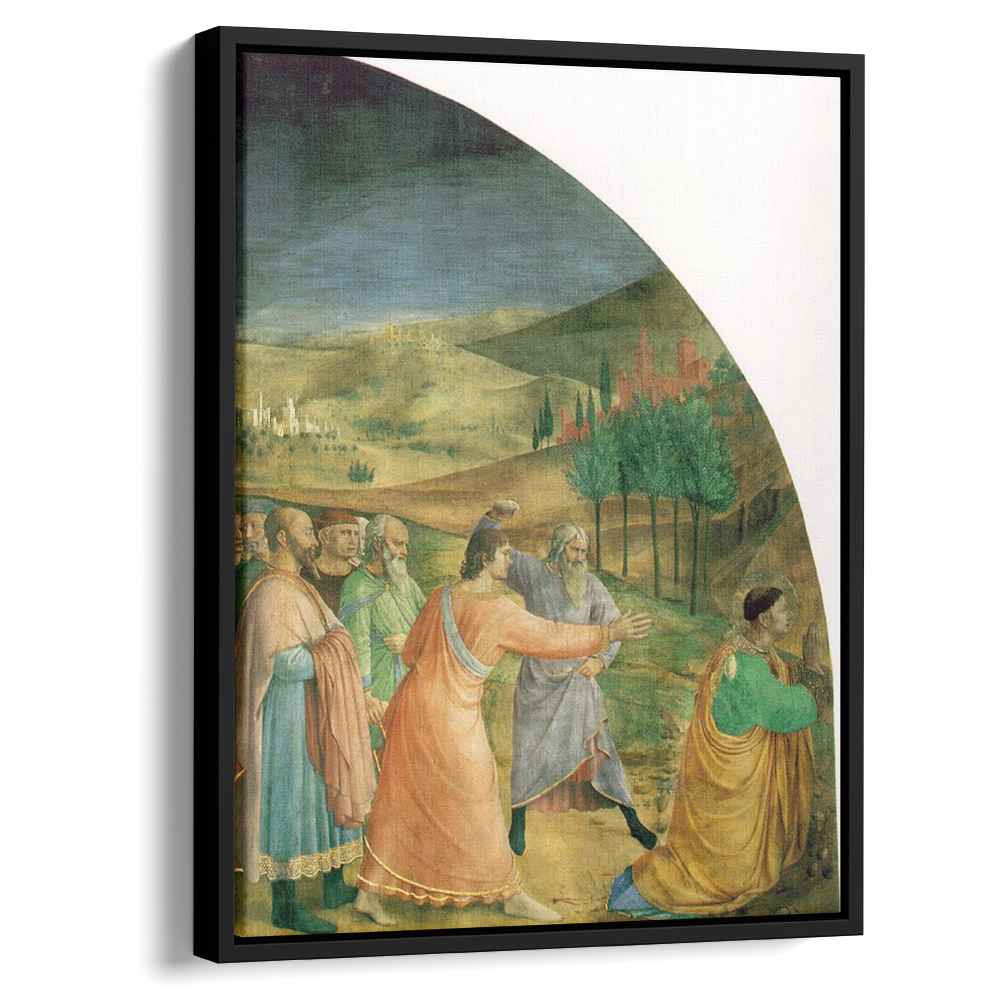 The stoning of Stephen 1449 by Fra Angelico by Fra Angelico - Oil Painting canvas print