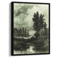The streamby Ivan Shishkin Canvas Print