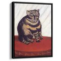 The Tabby by Henri Rousseau by Henri Rousseau - Naive Art canvas print