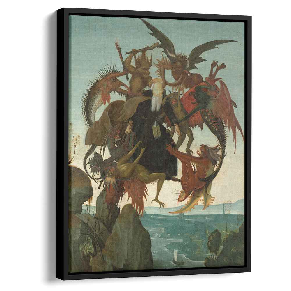 The Torment of Saint Anthony 1487 by Michelangelo by Michelangelo - Oil Painting canvas print