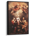 The Two Trinities 1682 by Bartolome Esteban Murillo by Bartolome Esteban Murillo - Oil Painting canvas print