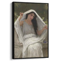 The Veil 1898 by William-Adolphe Bouguereau by William-Adolphe Bouguereau - Academic canvas print