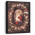 The Virgin and Child in a Garland of Flowersby Peter Paul Rubens Canvas Print
