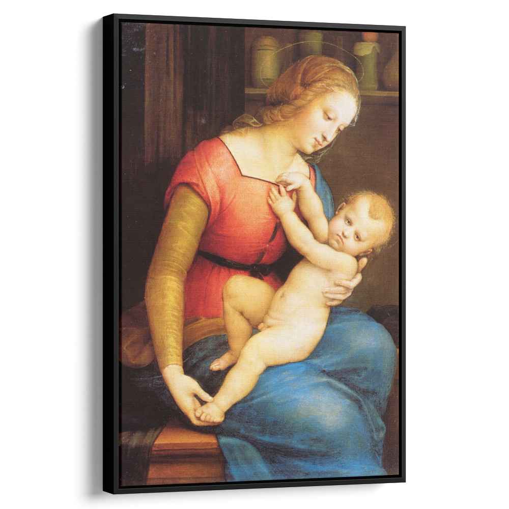 The Virgin of the House of Orleans 1506 by Raphael by Raphael - Renaissance canvas print