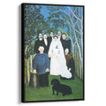 The wedding partyby Henri Rousseau Canvas Print