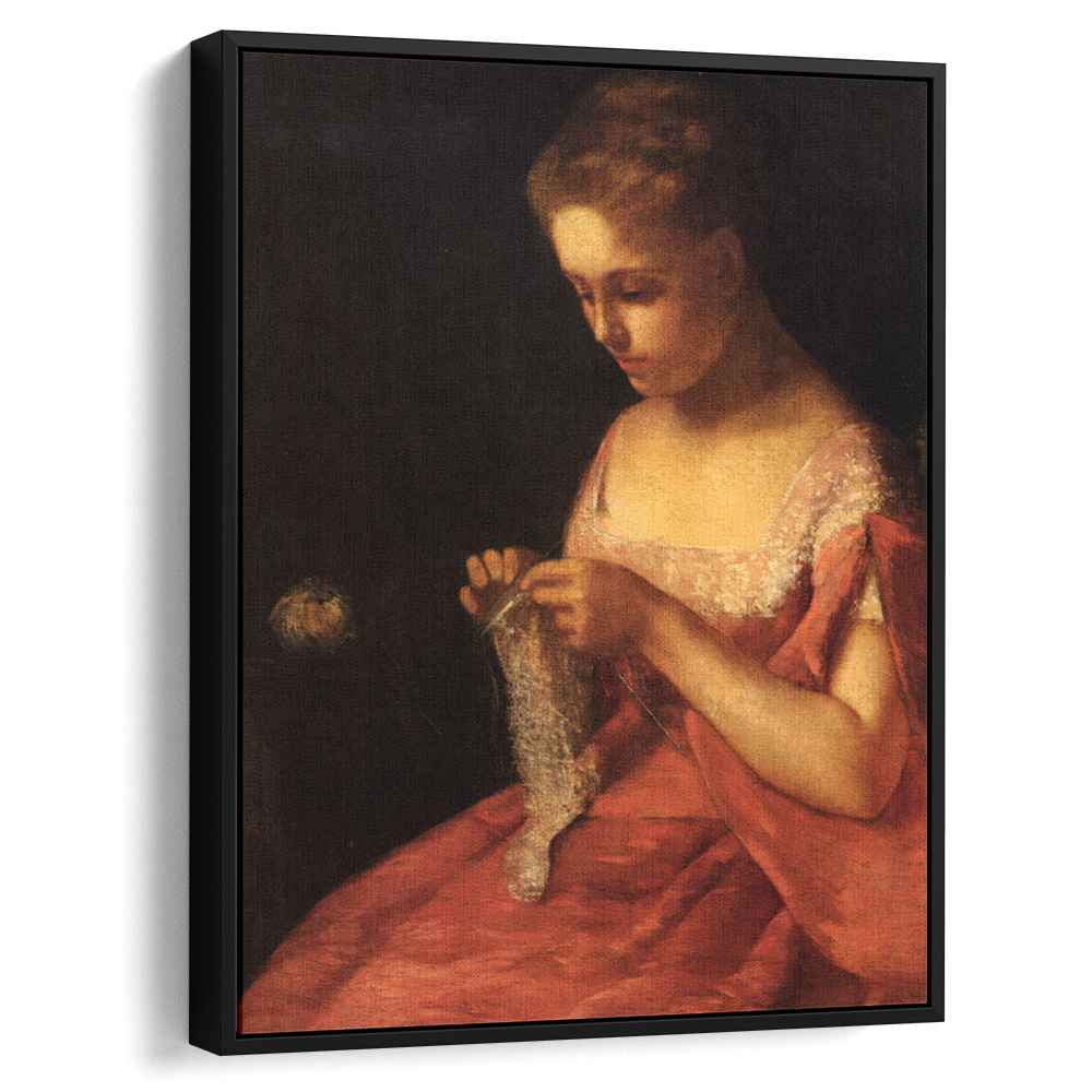 The Young Bride 1875 by Mary Cassatt by Mary Cassatt - Impressionist canvas print