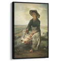 The Young Shepherdessby Jean-Francois Millet Canvas Print