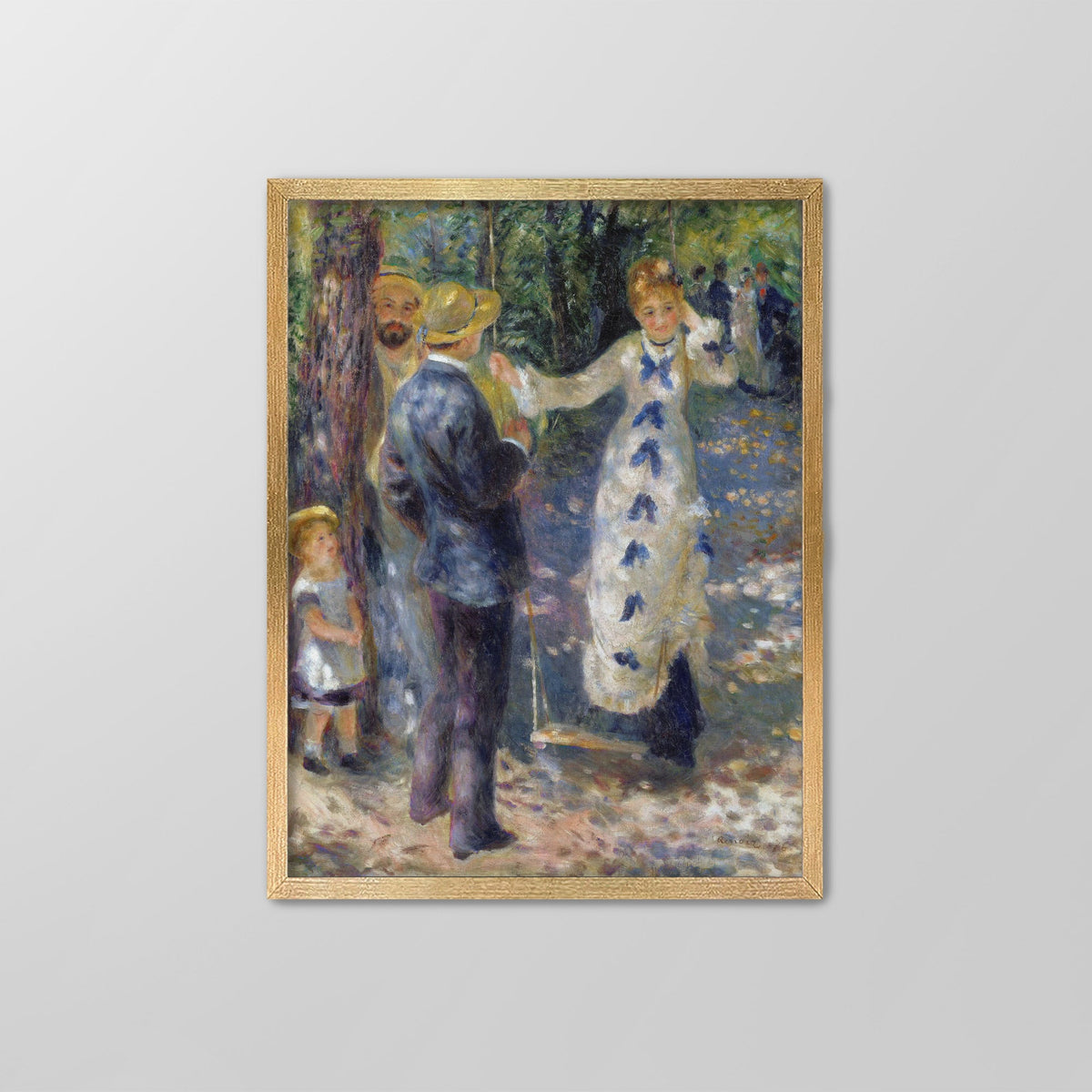 The Swing Canvas Print