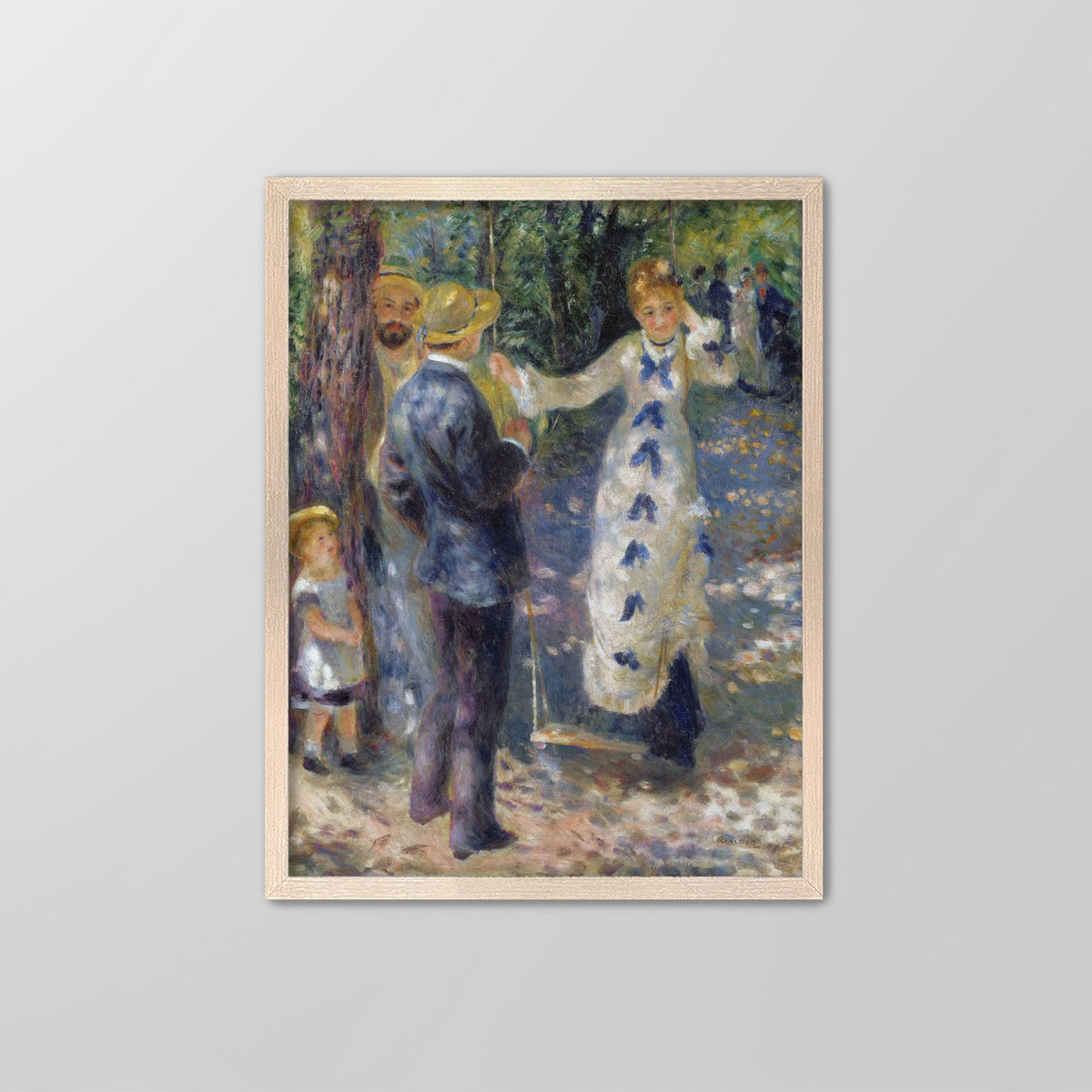 The Swing Canvas Print